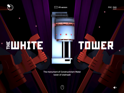 Our new project WebVR site for the White Tower featured on Muzli!